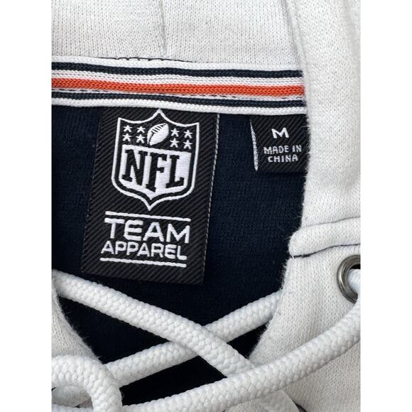 Chicago Bears Hoodie Sweatshirt Women's Medium NFL Team Apparel Lace Up - Picture 5 of 8